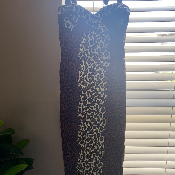 Pinup Girl Clothing Leopard Print Dress - Picture 2 of 4
